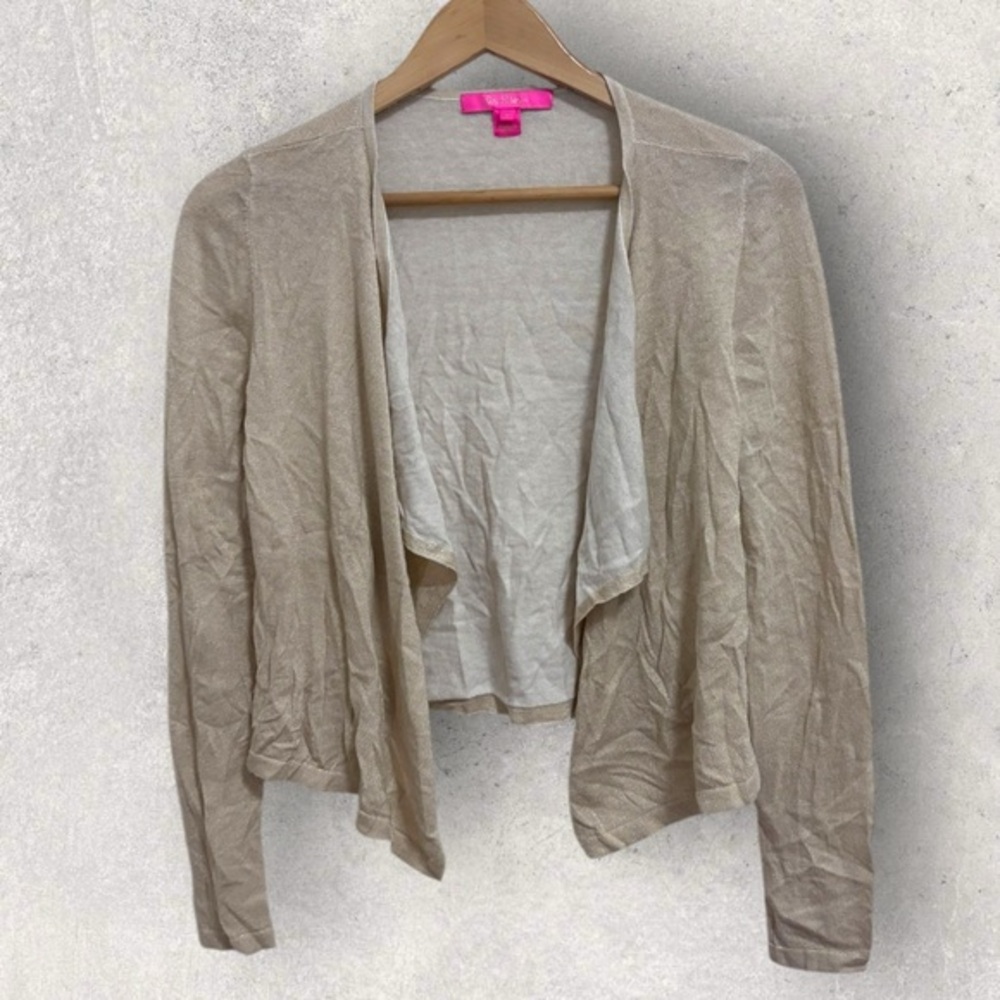 Lilly pulitzer colony open front cardigan